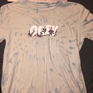 OBEY tie dye tshirt size xsmall